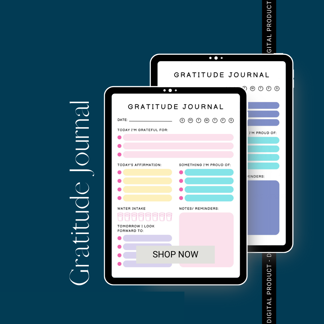 Weekly Gratitude Journal (Digital Download)