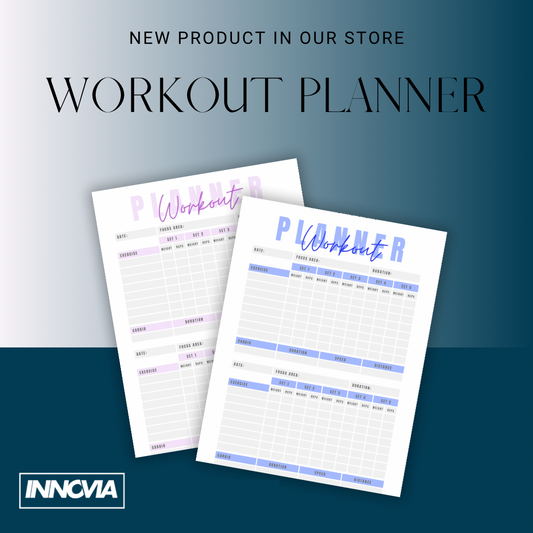 Ultimate Workout Planner – Track Your Fitness Goals (Instant Download)