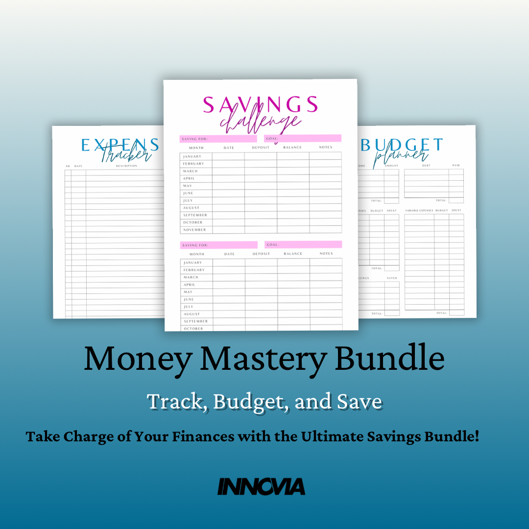 Money Mastery Bundle: Track, Budget, and Save