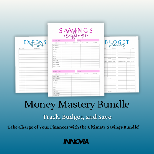 Money Mastery Bundle: Track, Budget, and Save