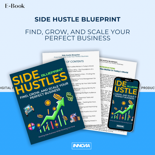 Side Hustle Blueprint: Find, Grow, and Scale Your Perfect Business (eBook)